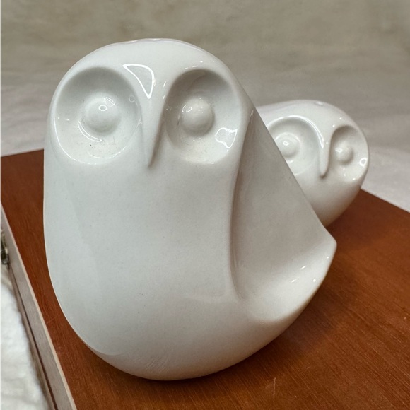 Jonathan Adler "Owl" Salt and Pepper Shakers, White - Picture 5 of 13